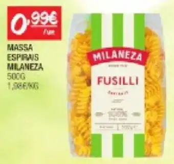 Spar MASSA ESPIRAIS MILANEZA 500G promoção
