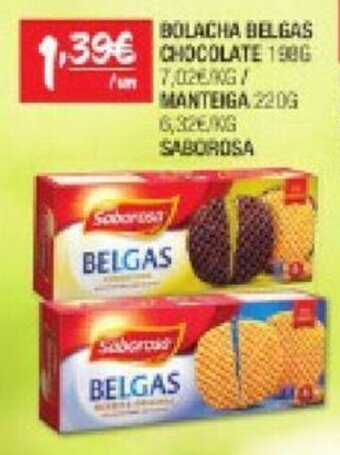 Spar BOLACHA BELGAS CHOCOLATE 198G promoção