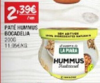 PATÉ HUMMUS BOCADELIA 200G