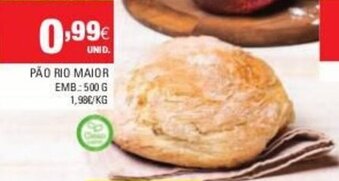 Continente Pão Rio Maior 500g promoção