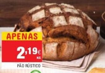 Continente Pão Rústico promoção