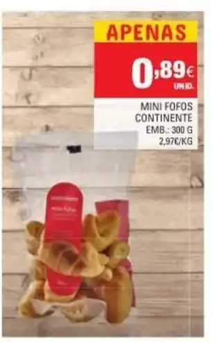 Continente Mini Fofos Continente 300g promoção