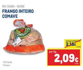 Makro FRANGO INTEIRO COMAVE promoção