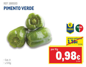 Makro PIMENTO VERDE promoção