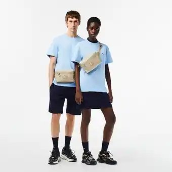 Lacoste Bolsa de cintura em fibra reciclada lacoste unissexo promoção