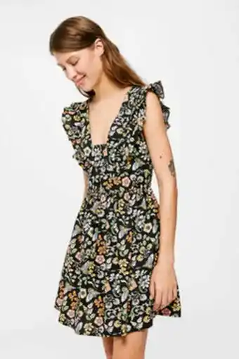 Springfield Vestido curto folhos volume promoção