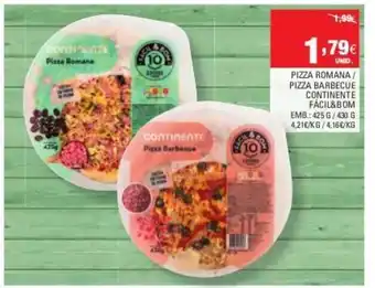 Continente Pizza Romana/ Pizza Barbecue Continente promoção