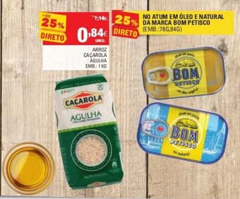 Continente Arroz Caçarola Agulha 1kg promoção