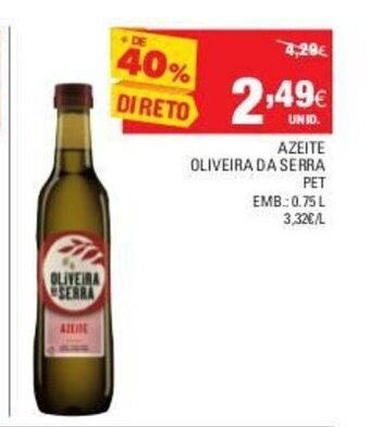 Continente Azeite Oliveira da Serra 0,75L promoção