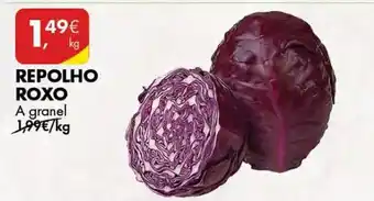 Pingo Doce REPOLHO ROXO A granel promoção