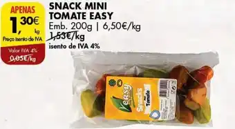 Pingo Doce SNACK MINI TOMATE EASY Emb. 200g promoção