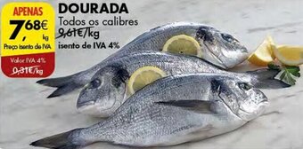 Pingo Doce Dourada promoção