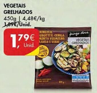 Pingo Doce VEGETAIS GRELHADOS 450g promoção