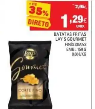Continente Batatas as Fritas Lay's Gourmet promoção