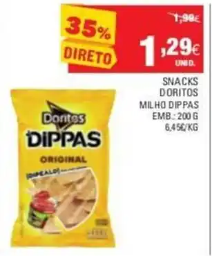 Snacks Doritos Milho Dippas 200g