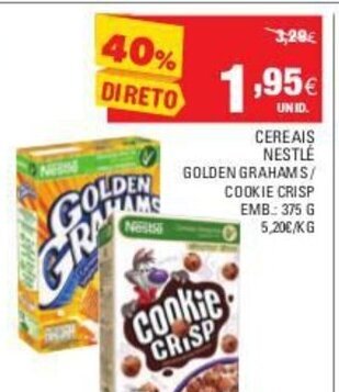Continente Cereais Nestlé 375g promoção