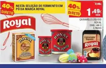 Continente Caramelo Líquio Royal 400g promoção