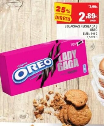 Continente Bolachas Recheadas Oreo 440g promoção