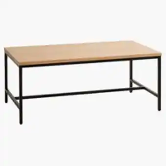 JYSK Mesa de centro tebstrup 60x110 carvalho/preto promoção