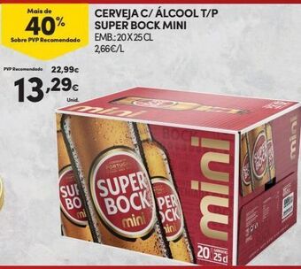 Continente Bom dia Cerveja super bock promoção