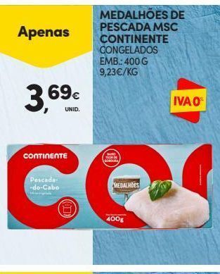 Continente Bom dia Peixe promoção