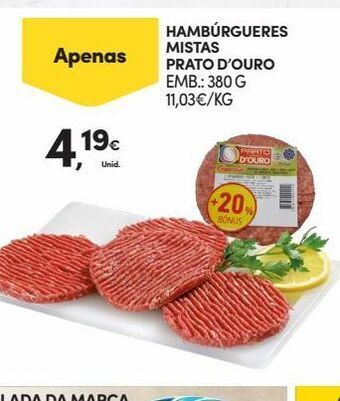 Continente Bom dia Hambúrguer promoção