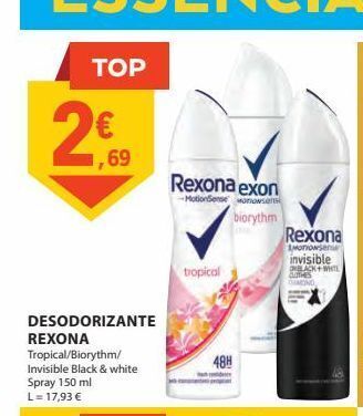 E.Leclerc Desodorizante rexona promoção