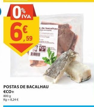 E.Leclerc Posta de bacalhau promoção