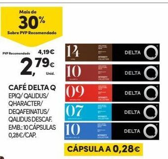 Continente Bom dia Café delta q promoção