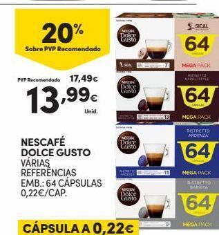 Continente Bom dia Cápsulas de café dolce gusto promoção