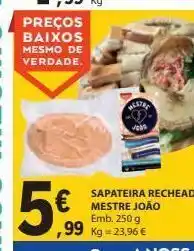 E.Leclerc Sapateira recheada promoção