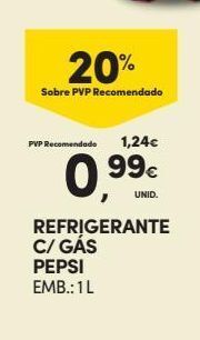 Refrigerante de cola pepsi