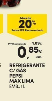 Continente Bom dia Refrigerante de cola pepsi promoção