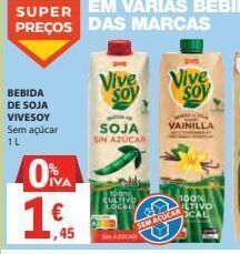 E.Leclerc Bebida de soja vive soy promoção
