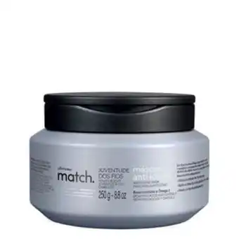 O Boticário Máscara anti-idade match juventude dos fios, 250g promoção