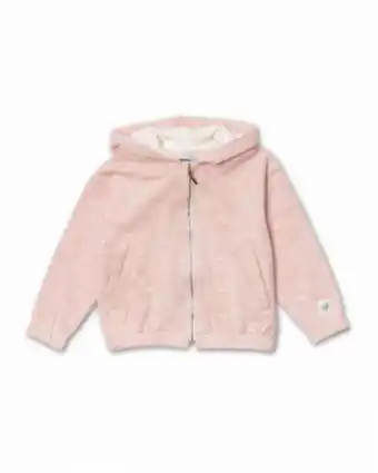 Camisola aberta em malha laranja para menina oasis