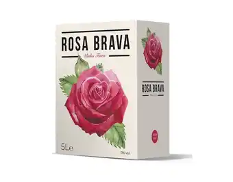 Vinho tinto rosa brava
