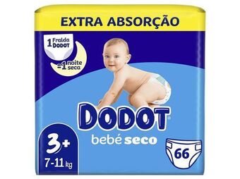 Auchan Fraldas bebé seco dodot promoção