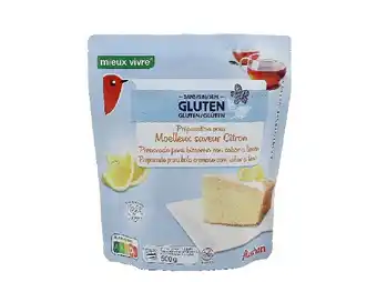 Auchan Preparado p/bolo auchan s/glúten cremoso c/limão 500g promoção