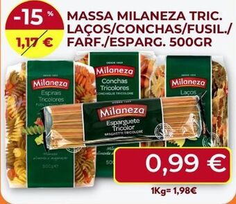 Ponto Fresco Macarrão milaneza promoção