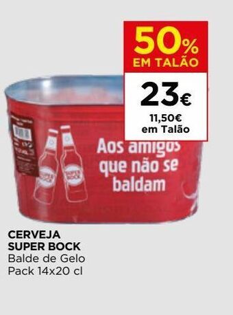Supercor Cerveja super bock promoção