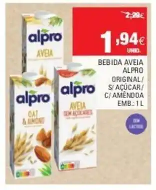 Continente Bebida Aveia Alpro Original promoção