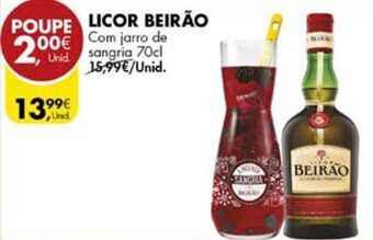 Pingo Doce Licor beirão promoção