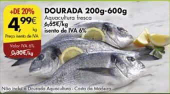 Pingo Doce Dourada promoção