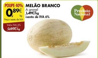 Pingo Doce Melão promoção