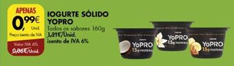 Pingo Doce Iogurte yopro promoção