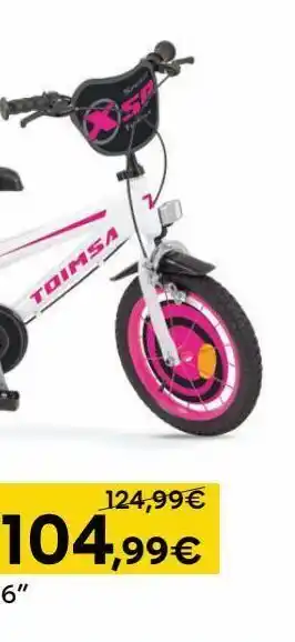 Toys R Us Bicicleta 16 raios promoção