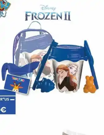 Frozen - pack mochila e acessórios para a areia frozen 2