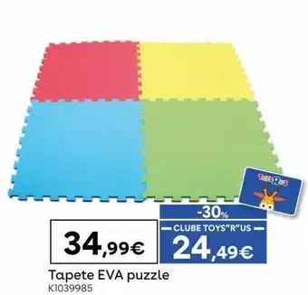 Toys R Us Baby smile - tapete eva tapete puzzle promoção