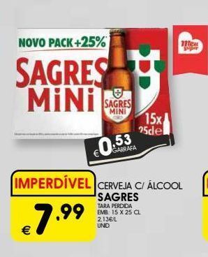 Meu Super Cerveja sagres mini promoção